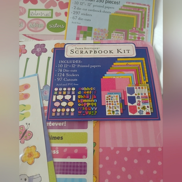 New Seasons Paper Boutique Scrapbook Kits Lot of 2 - Picture 2 of 6